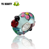925 Sterling Silver Wing Bird Core Beads for Charm Bracelets