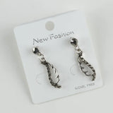 Wing CZ Earrings