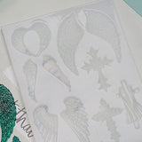Wings Cross Feather DIY Crystal Epoxy Mould Pendant Decoration Tool