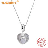 Wings Necklaces 925 Sterling Silver Dad Mum Grandma Grandad Pendant Necklace