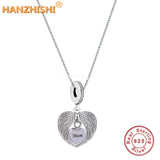 Wings Necklaces 925 Sterling Silver Dad Mum Grandma Grandad Pendant Necklace