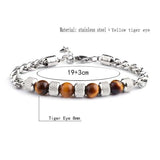 Men Bracelet Classic 8mm Hematite Strand Bracelet Charm Jewelry