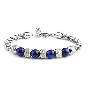 Men Bracelet Classic 8mm Hematite Strand Bracelet Charm Jewelry