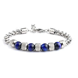 Men Bracelet Classic 8mm Hematite Strand Bracelet Charm Jewelry