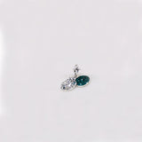925 Silver Stars Christmas Tree Charm, Romantic Gift for Couples