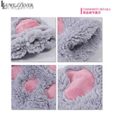 Winter Cat Paw Fingerless Gloves 021 with Snap Button Accessories