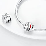 Winter Christmas Socks Pendant 925 Sterling Silver Charm Beads