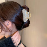 Winter Rhinestone Handbag Hair Claws for Girls