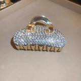 Winter Rhinestone Handbag Hair Claws for Girls