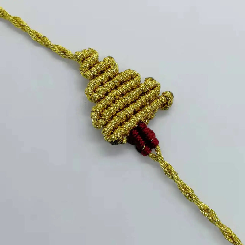 Winter Macrame Christmas Tree Bracelet Xmas Gift