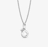 925 Sterling Silver Snowflake Necklace Classic Cable Chain
