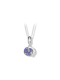 925 Sterling Silver Classic Cable Chain Snowflake Necklace