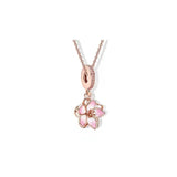 925 Sterling Silver Classic Cable Chain Snowflake Necklace