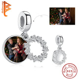 925 Sterling Silver Star Dangle Charm for Necklace Bracelet & Bangle