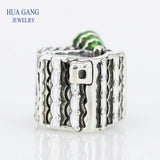 Winter Fits 925 Sterling Silver Gingerbread House Charms Beads