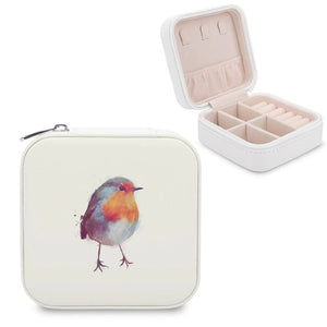 Winter Robin Jewelry Storage Box Portable Jewelry Organizer Box