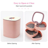 Winter Robin Jewelry Storage Box Portable Jewelry Organizer Box