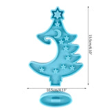 Winter Tree Ring Holder Epoxy Resin Mold DIY Crafts Trinket Box Decorations