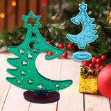 Winter Tree Ring Holder Epoxy Resin Mold DIY Crafts Trinket Box Decorations