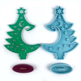 Winter Tree Ring Holder Epoxy Resin Mold DIY Crafts Trinket Box Decorations