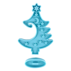 Winter Tree Ring Holder Epoxy Resin Mold DIY Crafts Trinket Box Decorations