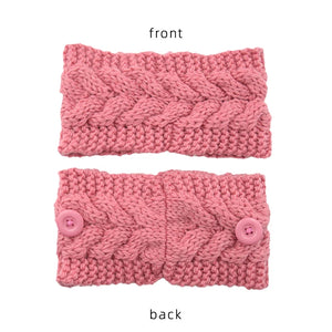 Winter Warmer Ear Wool Hat Hairbands For Women Crochet Wide Stretch Headband
