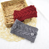 Winter Warmer Ear Wool Hat Hairbands For Women Crochet Wide Stretch Headband
