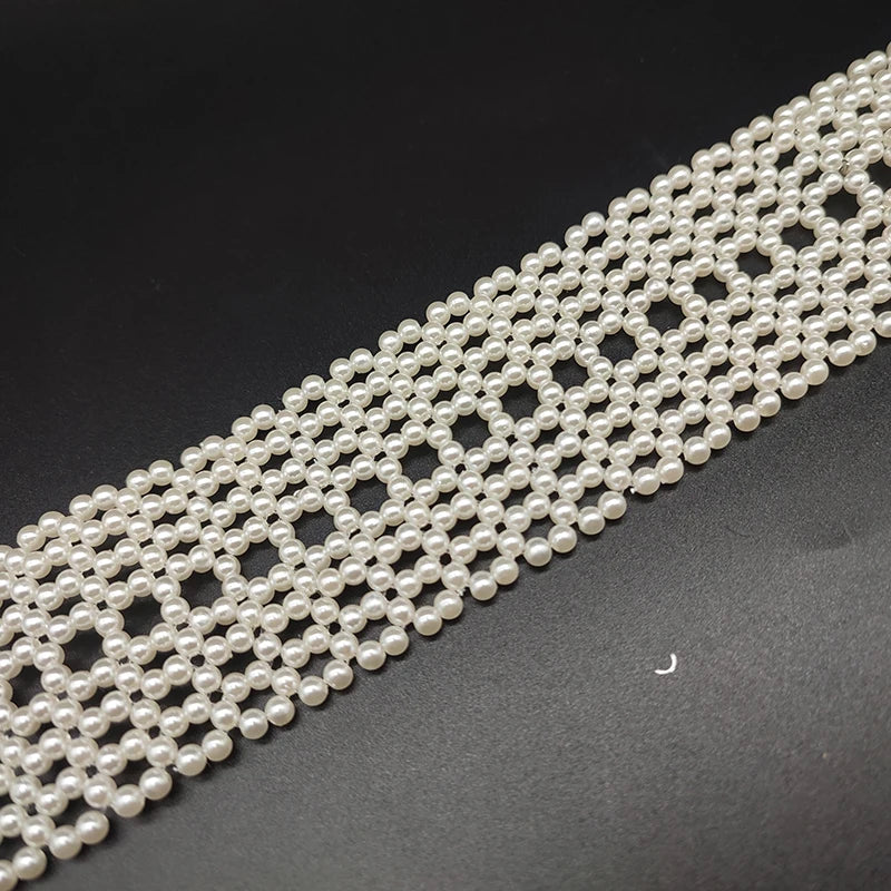 Winter Pearl Choker Necklace Vintage Style Jewelry