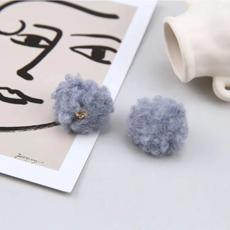 50pcs Winter Round Shape Pendants DIY Earrings/Bag/Bracelet Charms Accessory