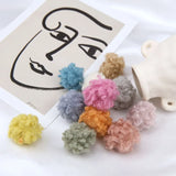 50pcs Winter Round Shape Pendants DIY Earrings/Bag/Bracelet Charms Accessory