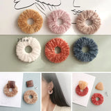 30pcs 32mm Fur Winding Geometry Rounds Shape Beads DIY Jewelry Earring Accessory