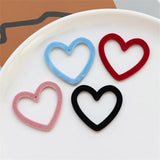 40pcs Cartoon Hearts Resin Beads DIY Jewelry Earring/Garment Accessory