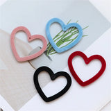 40pcs Cartoon Hearts Resin Beads DIY Jewelry Earring/Garment Accessory
