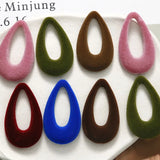 40pcs Water Drop Shape Resin Beads DIY Jewelry Earring Pendant Accessory