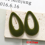 40pcs Water Drop Shape Resin Beads DIY Jewelry Earring Pendant Accessory