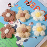 50pcs 30mm Cotton Flowers Hand-Woven DIY Jewelry Earring/Garment/Hair Accessory