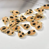 Alloy Leopard Print Drop Earrings DIY Accessories