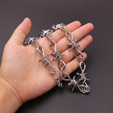 Brambles Necklace Women Hip-hop Punk Style Barbed Wire Choker