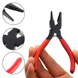 Wire Cutters Flat Nose Pliers 12.5cm Craft Ring Wire Jewelry Pliers