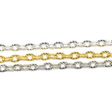 Iron Cross Chains Link Cable for DIY Jewelry Making