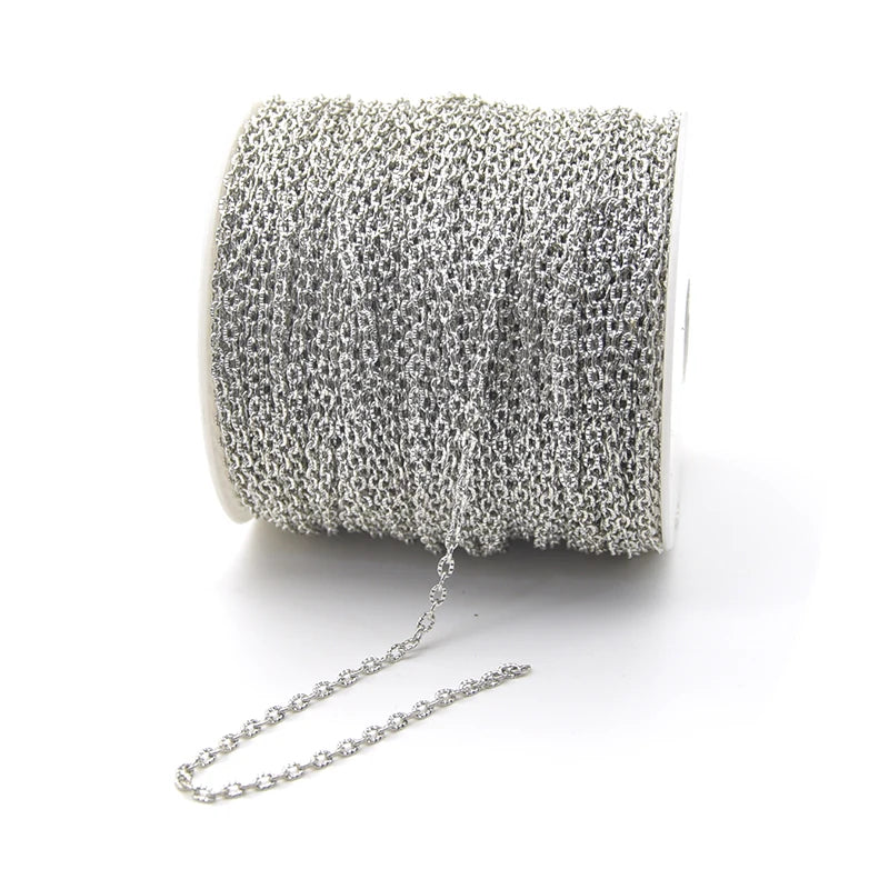 Iron Cross Chains Link Cable for DIY Jewelry Making