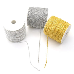 Iron Cross Chains Link Cable for DIY Jewelry Making