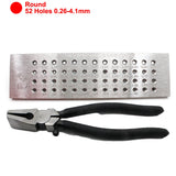 Wire Draw Plates Set for Jewelry Making Round Rectangle Hexagon Oval Square