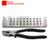 Wire Draw Plates Set for Jewelry Making Round Rectangle Hexagon Oval Square