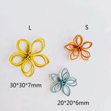 Metal Pendant Earring Components Jewelry Finding 8pcs