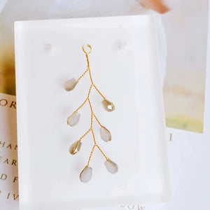 Wire Leaves Resin Plastic Earring Accessory Pendant Necklace Charm