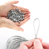 Wire Rope Crimping Fishing Tool Double Barrel Ferrule Loop Sleeve