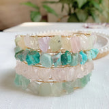 Wire Wrapped Crystal Bracelets Amazonite Fluorite Quartz