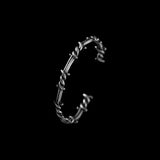 Stainless Steel Wired Bracelet Punk Biker Gothic Bangle