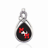 Wisconsin Outline Circle Charm Heart Suspension Charms Pendants Accessories